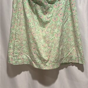 Vineyard Vines Green and Pink A-Line Cocktail Skirt